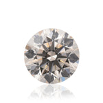0.51 Carat Very Light Pinkish Brown Round Diamond SI2 GIA