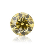 Diamante rotondo Fancy Brownish Yellow da 0,40 carati SI2 GIA