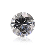 0.41 Carat Fancy Light Gray Blue Round Diamond SI2 GIA