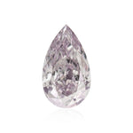 Diamante a pera rosa porpora fantasia da 0,20 carati, VVS2 GIA