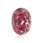 Diamante Ovale Rosa Fancy Vivid da 0,27 Carati VS1 GIA