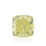 Diamante cuscino fantasia giallo chiaro da 5,13 carati VS1 GIA