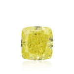 0.75 Carat Fancy Vivid Yellow Cushion Diamond VVS1 GIA