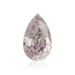 Diamante a pera rosa violaceo chiaro elegante da 0,58 carati VVS1 GIA