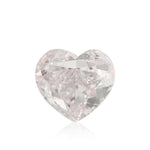 Diamante a cuore, rosa molto tenue, 0,80 carati, VS2 GIA