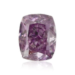 0.25 Karat Fancy Intense Pink Purple Kissen Diamant SI2 GIA