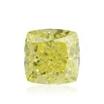 Diamante cuscino fantasia giallo da 0,71 carati VVS1 GIA