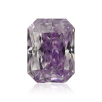 0.15 Karat Fancy Intense Pinkish Purple Radiant Diamant (VS2) GIA
