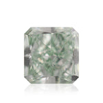 0.54 Karat Fancy Intense Green Radiant Diamant VVS1 GIA