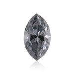 0.51 Carat Fancy Grayish Blue Marquise Diamond VS2 GIA