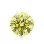 Diamante Rotondo a Taglio Brillante Giallo Intenso Fancy, 1.55 carati, VS1, GIA