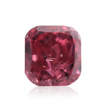 0.52 Carat Fancy Purplish Red Radiant Argyle Diamond SI1 GIA