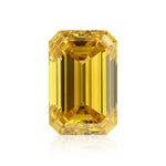 0.63 Carat Fancy Deep Orange Yellow Emerald Diamond VVS1 GIA