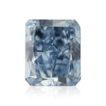 Diamante Radiante Blu Intenso Fancy da 0,41 carati VS2 GIA