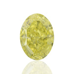 Diamante Ovale Giallo Intenso Fantasia 1.01 carati VVS2 GIA