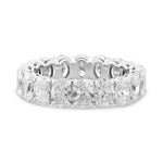 Farbloser F-Farbton Ovalschliff-Diamant Full Eternity Ring