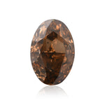 Diamante ovale Fancy Dark Brown da 7.02 carati SI2 GIA