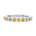 Multi color Diamond Half Band