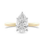 Two-Tone Solitaire Ring