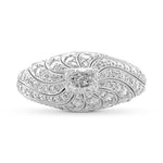 Fancy Light Green Diamond Unique Ring