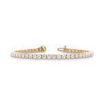 6.83cts Round White Diamond Tennis Bracelet