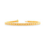 Light Yellow Cushion Diamond Tennis Bracelet