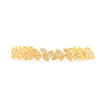 Light Yellow Pear Diamond Bracelet