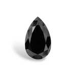 1.81 Carat Natural Black Pear Diamond GIA