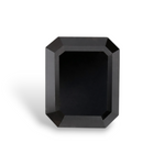 1.26 Carat Natural Black Emerald Diamond GIA