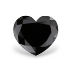 2.85 Carat Natural Black Heart Diamond GIA
