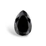 1.95 Carat Natural Black Pear Diamond GIA