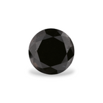 4.28 Carat Black Round Diamond