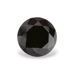 ماسة سوداء طبيعية مستديرة بوزن 0.69 قيراط، مع شهادة GIA