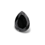 2.94 Carat Black Pear Diamond