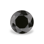 2.24 Carat Natural Black Round Diamond GIA