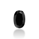 3.55 Carat Black Oval Diamond