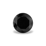 2.83 Carat Black Round Diamond