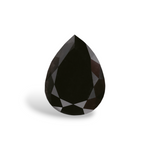 1.18 Carat Natural Black Pear Diamond GIA