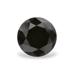 1.09 Carat Natural Black Round Diamond GIA