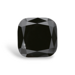 1.35 Carat Natural Black Cushion Diamond GIA