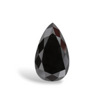 1.6 Carat Natural Black Pear Diamond GIA