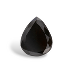 1.32 Carat Natural Black Pear Diamond GIA