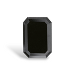 1.36 Carat Natural Black Emerald Diamond GIA