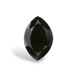 1.14 Carat Natural Black Marquise Diamond GIA