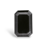 0.53 Carat Natural Black Emerald Diamond GIA