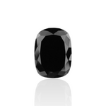 1.67 Carat Natural Black Cushion Diamond GIA