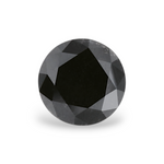 0.73 Carat Natural Black Round Diamond GIA