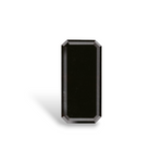 3.51 Carat Natural Black Emerald Diamond GIA