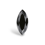 0.65 Carat Natural Black Marquise Diamond GIA