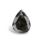 2.25 Carat Natural Black Pear Diamond GIA